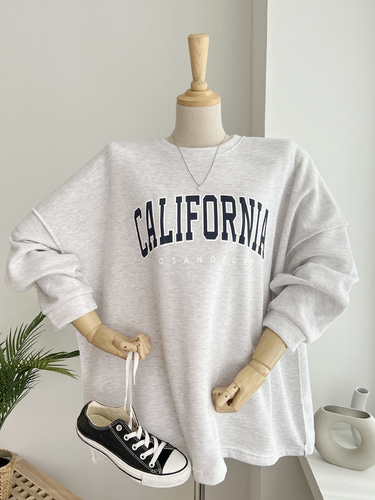 (무료배송) 캘리포니아 기모 맨투맨 티셔츠