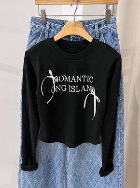 (무배) 오엔지 리본 로맨틱 티셔츠